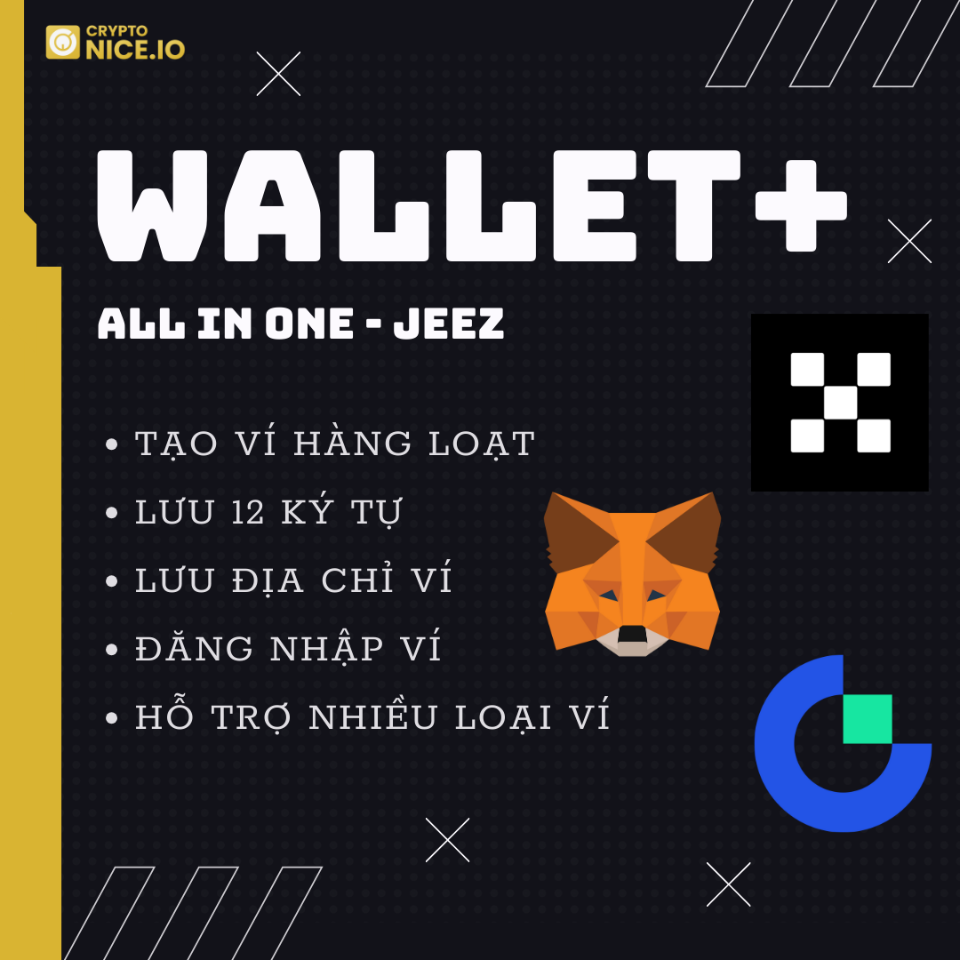 [WALLET ALL IN ONE] TẠO VÀ ĐĂNG NHẬP SỐ LƯỢNG LỚN VÍ CRYPTO