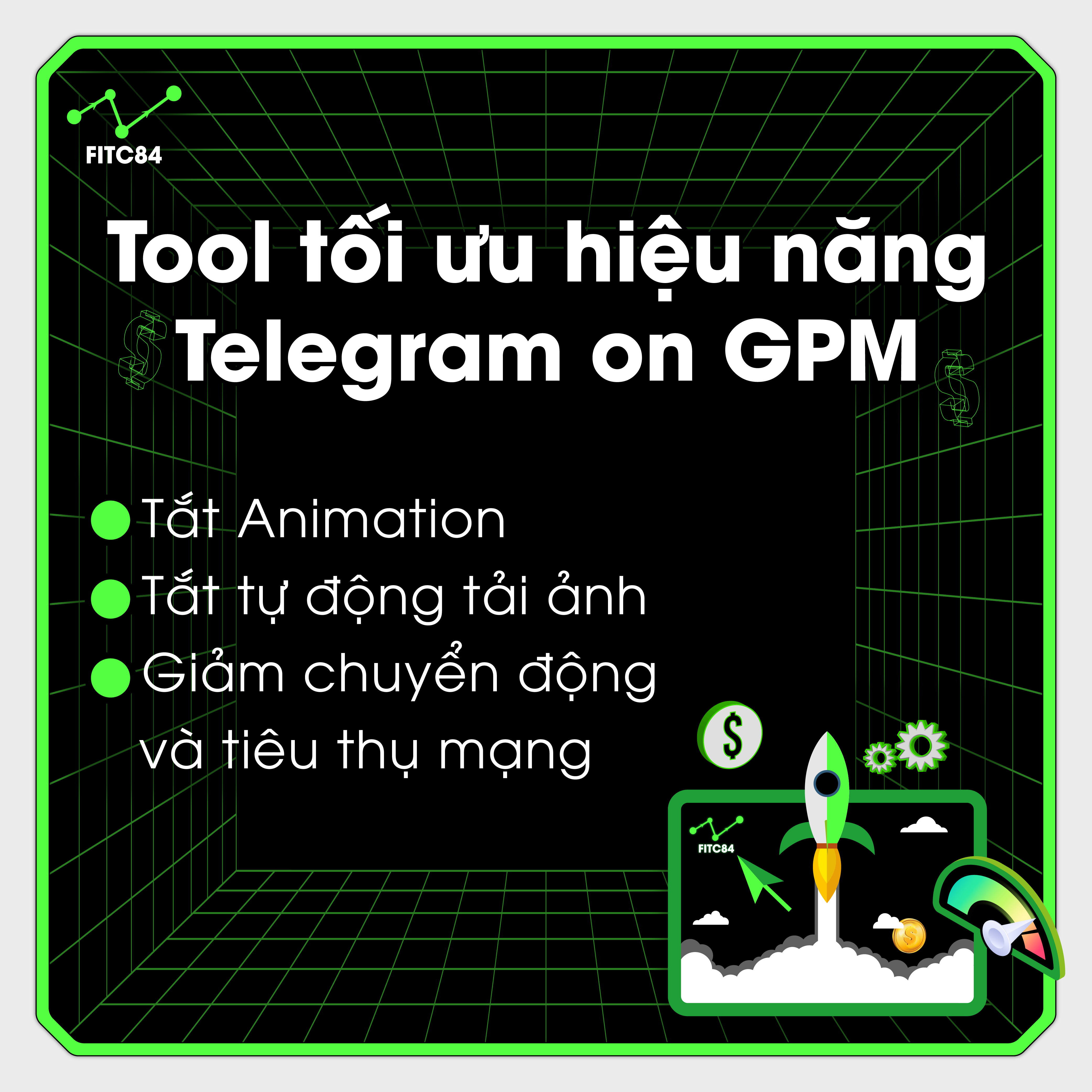 Tool tối ưu hiệu năng Tele on GPM by FITC84 Team