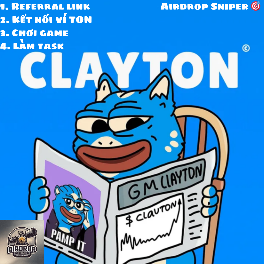 Clayton Airdrop - Script miễn phí Airdrop Clayton - Full chức năng