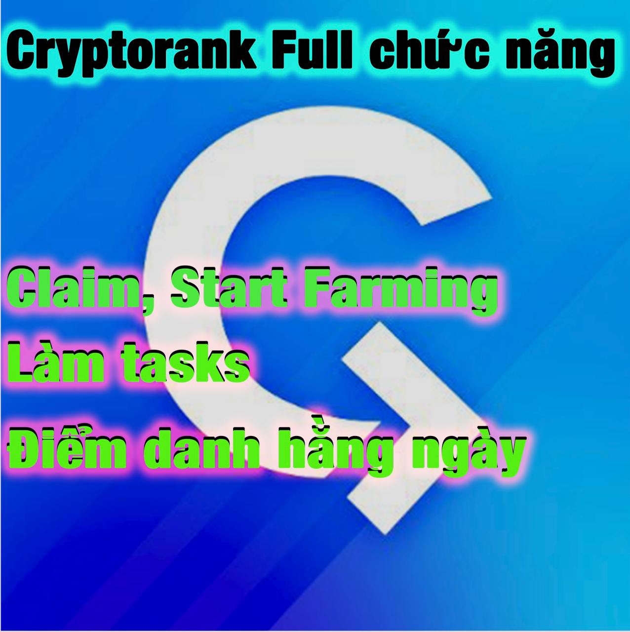 Airdrop Cryptorank full chức năng