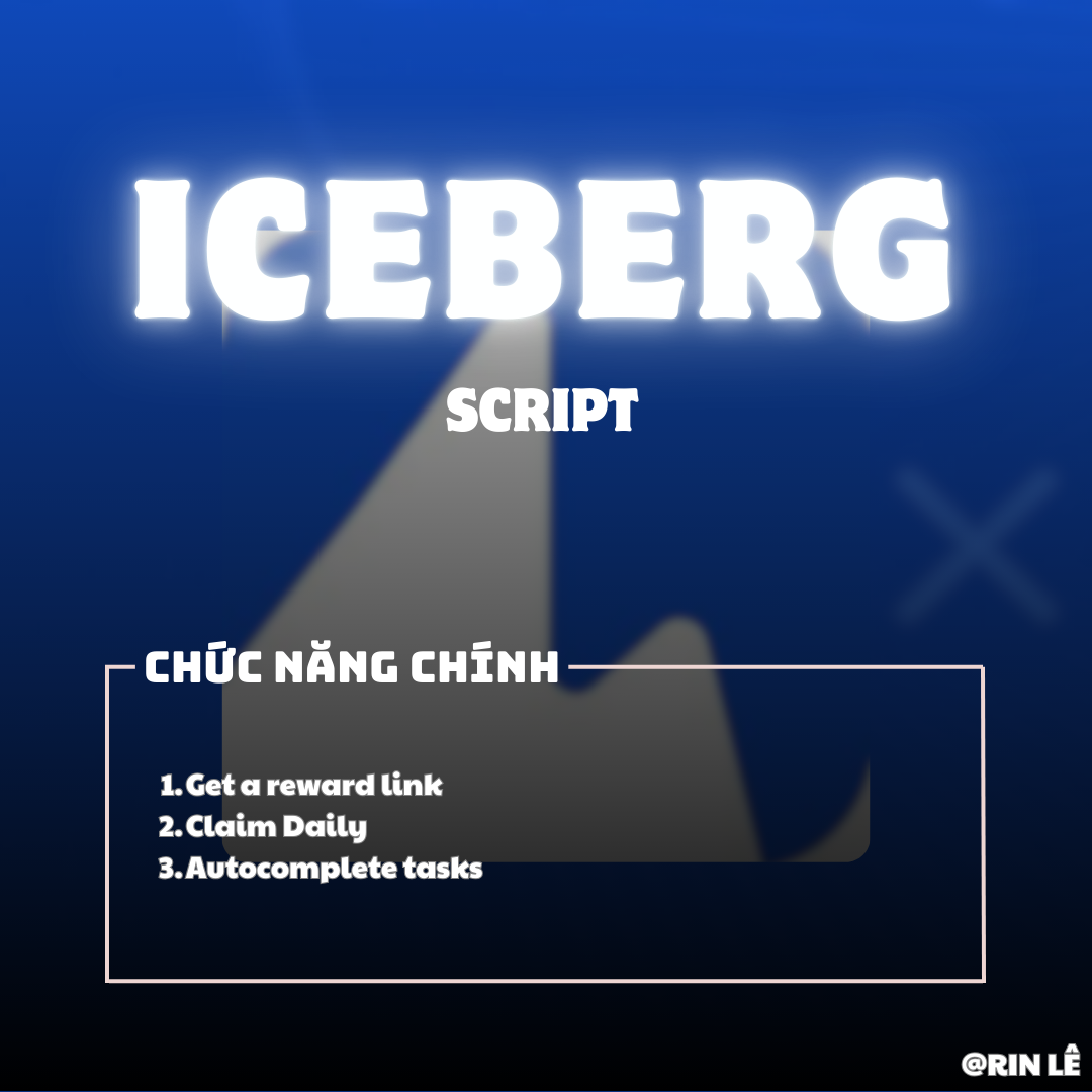 Airdrop ICEBERG - Tool làm Airdrop ICEBERG tự động - ICEBERG Airdrop Automation Tool