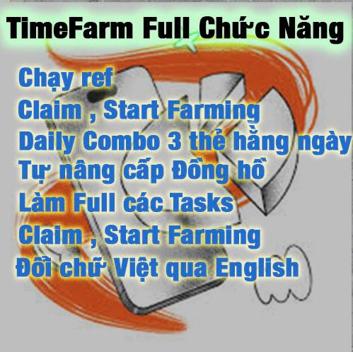 Airdrop - TimeFarm_Full chức năng