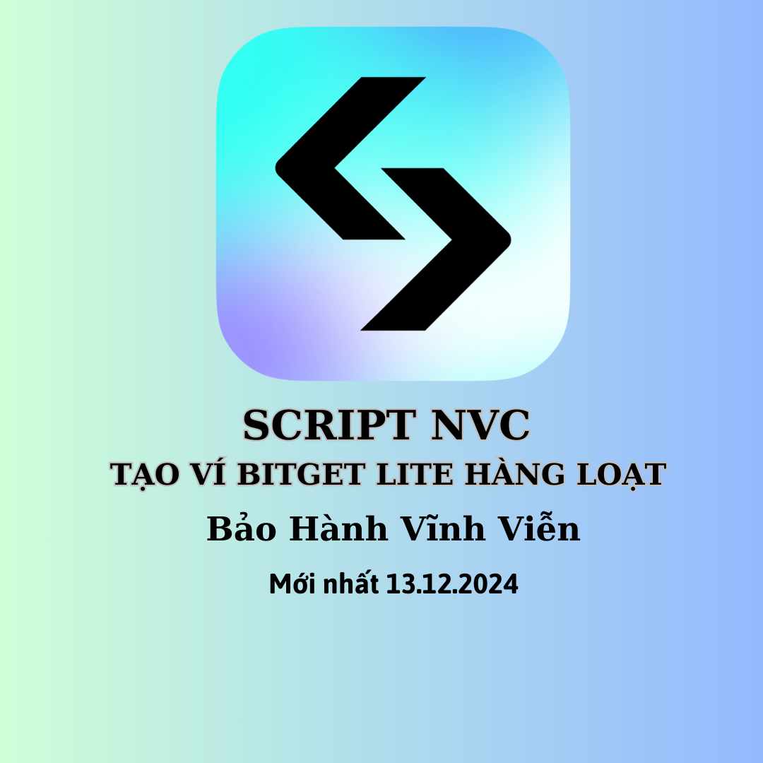 Tạo Ví Bitget Lite Hàng Loạt