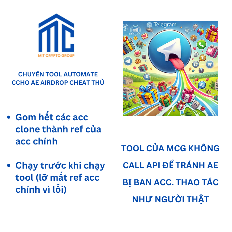 Tool Chạy Ref Tất Cả Các Kèo Telegram (Đảm bảo Acc chính nhận Ref)