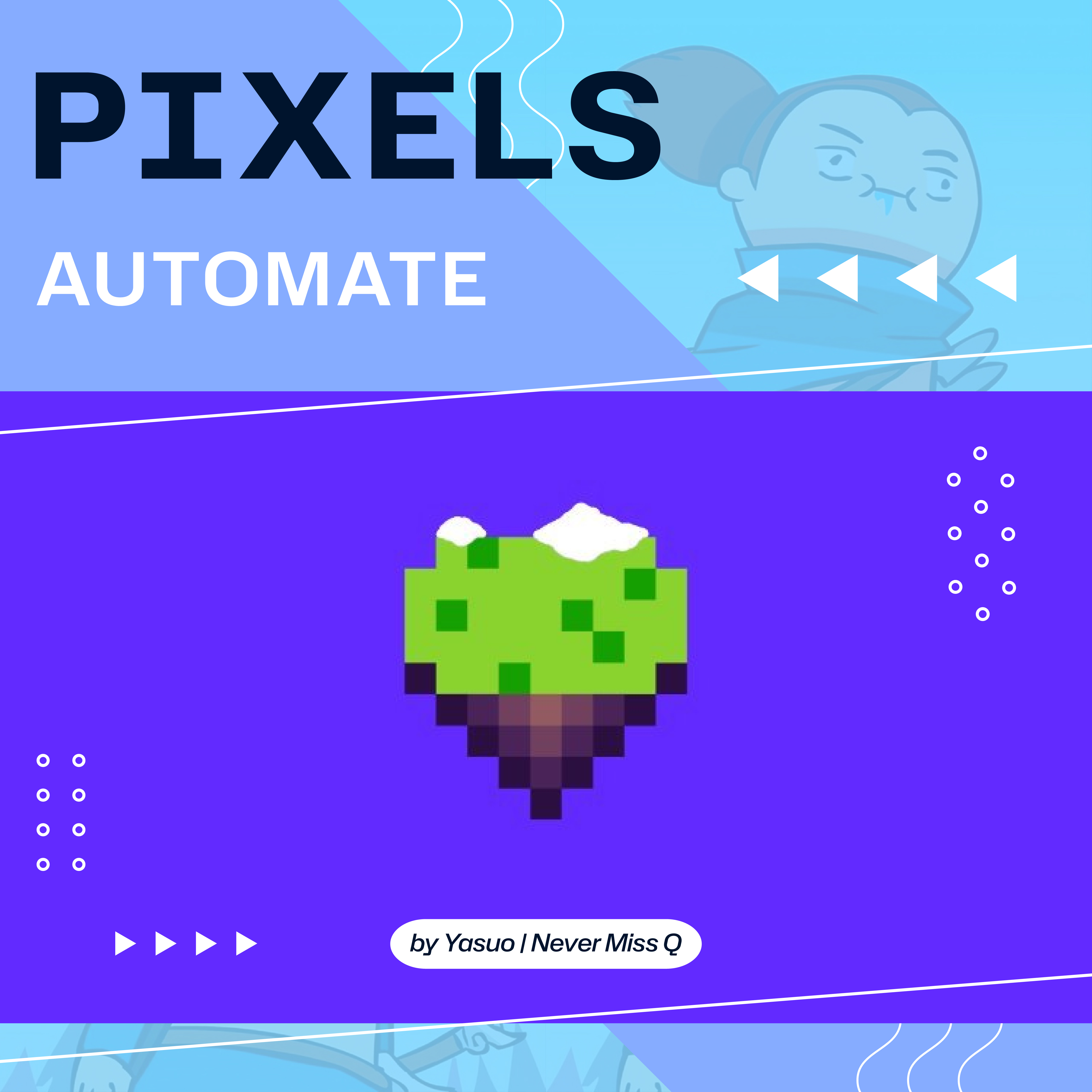 PIXELS - Automation Script - Nạp PIXEL, mua 500k coins