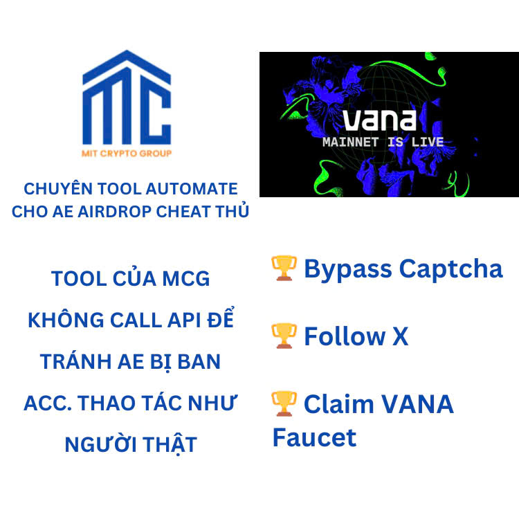 Tool Claim $VANA Faucet - Bypass Captcha - Claim SLL $VANA Faucet