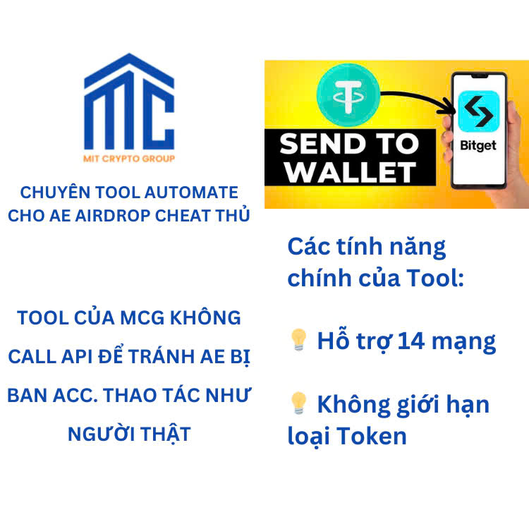 Tool Chia Token Từ Ví Bitget Mẹ Sang Nhiều Ví Con - (Ví dụ: Chia TON Ra Ví Con Làm Phí Để Claim Token) - Tool Multisend Coin To Wallets