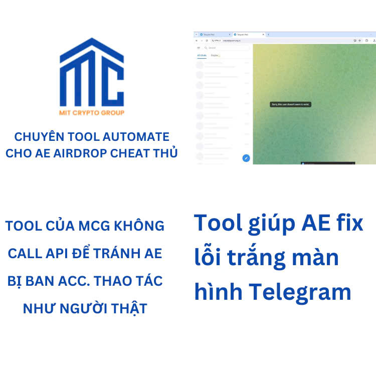 Tool Fix Lỗi Trắng Màn Hình Mới Nhất Dành Cho Telegram