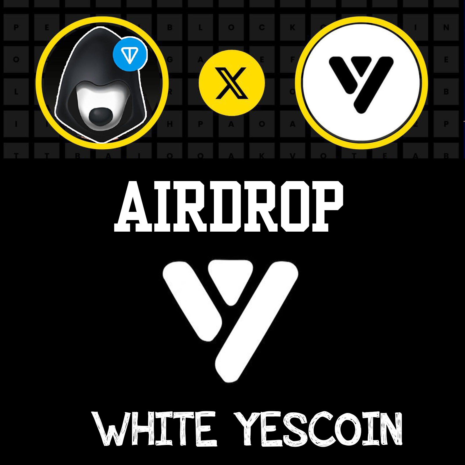 [ KÈO SẮP LISTING] AIRDROP YESCOIN WHITE FULL ( TAP, TASK, SPIN, UPGRADE LEVEL, CONNECT WALLET)