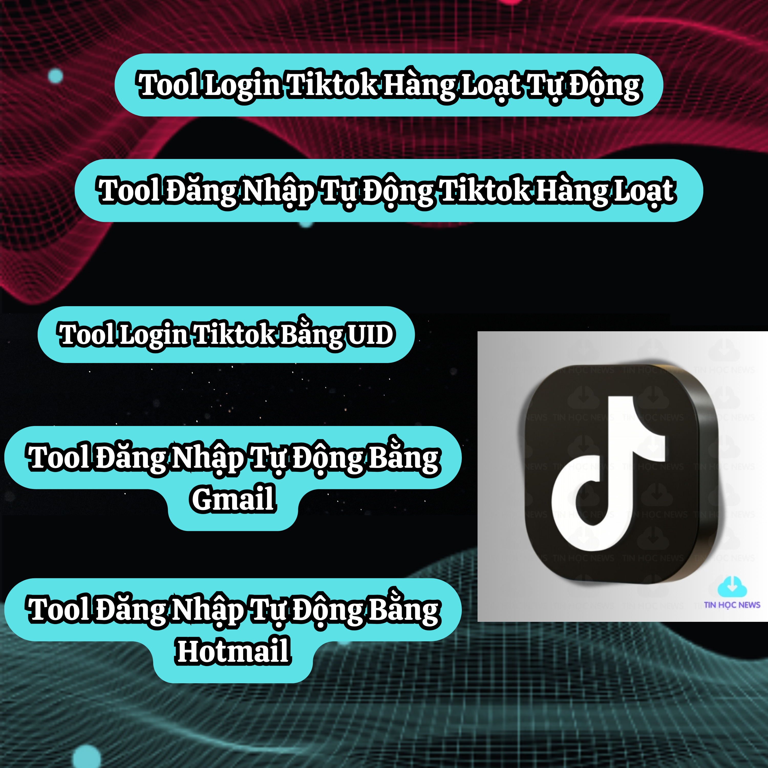 Tool T o TikTok B ng Gmail T ng