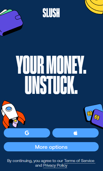 Slush Wallet: Create, Import Slush Wallet - Tạo, Nhập ví Slush Wallet