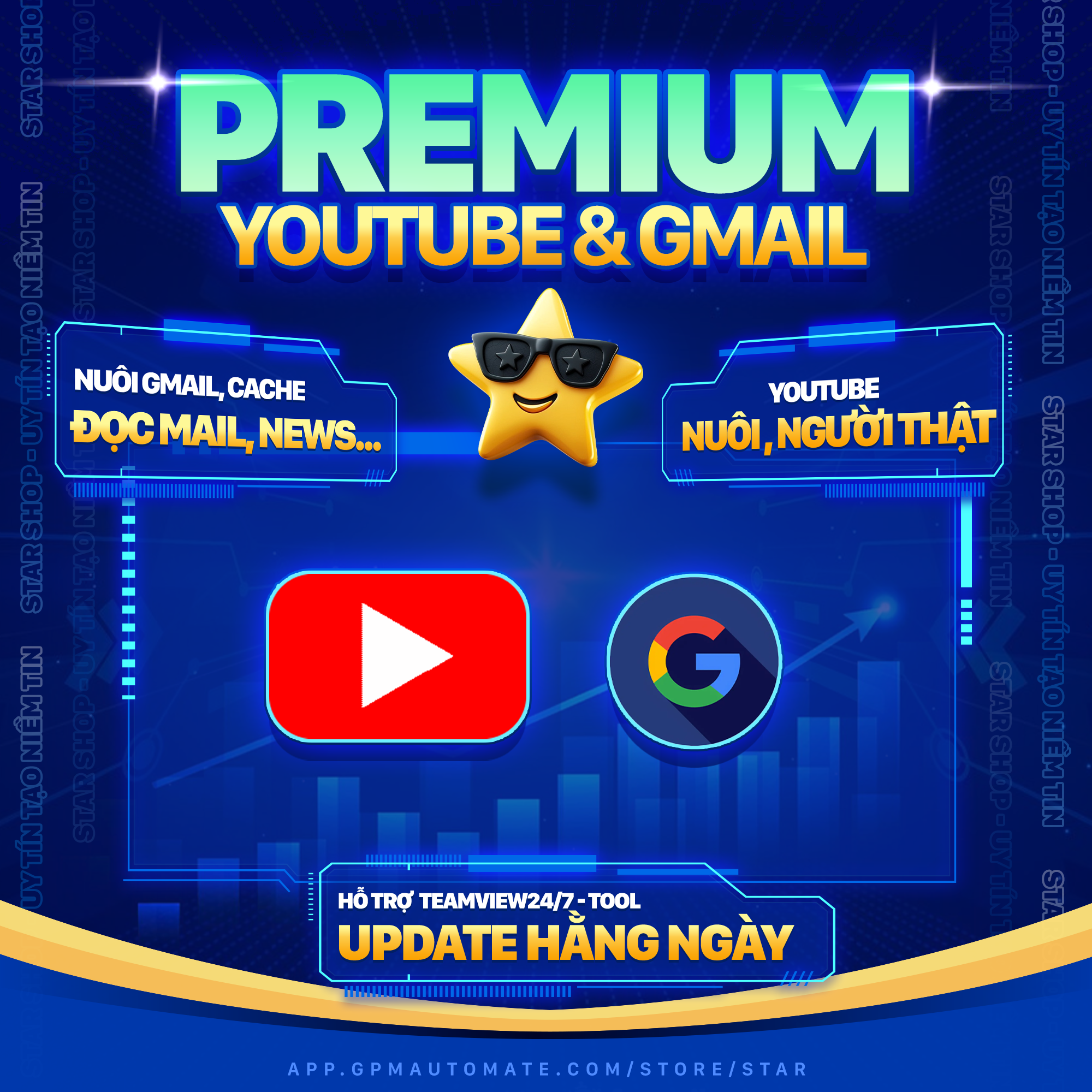 [Premium] Nuôi Google và Youtube Cao Cấp Nhất