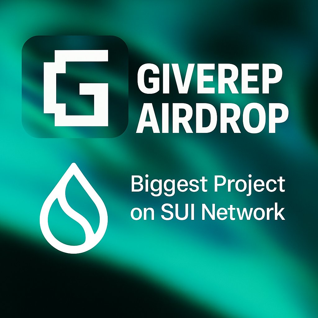 Airdrop GIVEREP làm nhiệm vụ, tương tác nuôi X