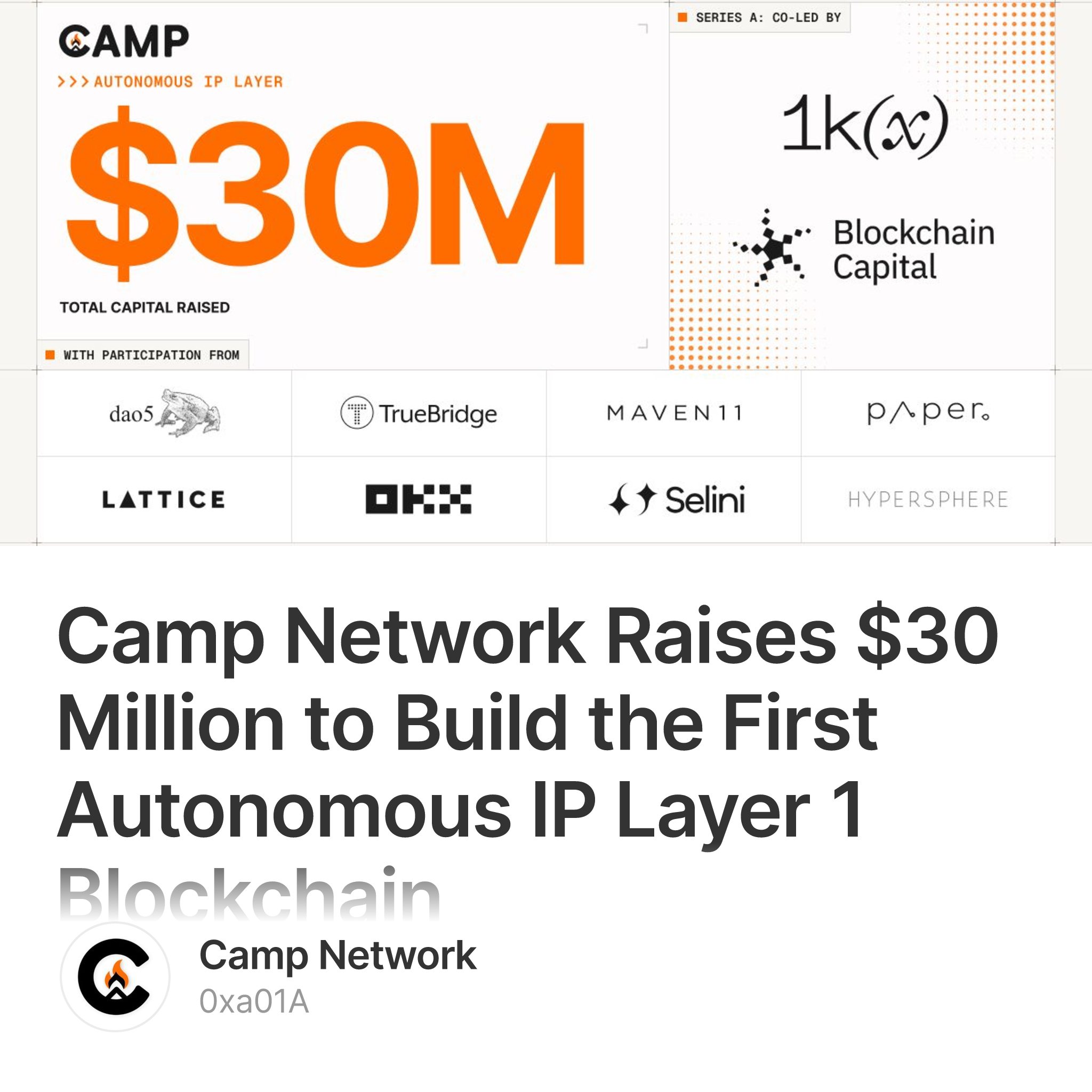 Camp Network Airdrop Tool | Dự án $30M+ Backed