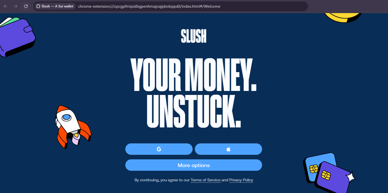 Slush Wallet ( Ví Sui Mới) - Create, Wallet - Tạo Ví Slush Wallet