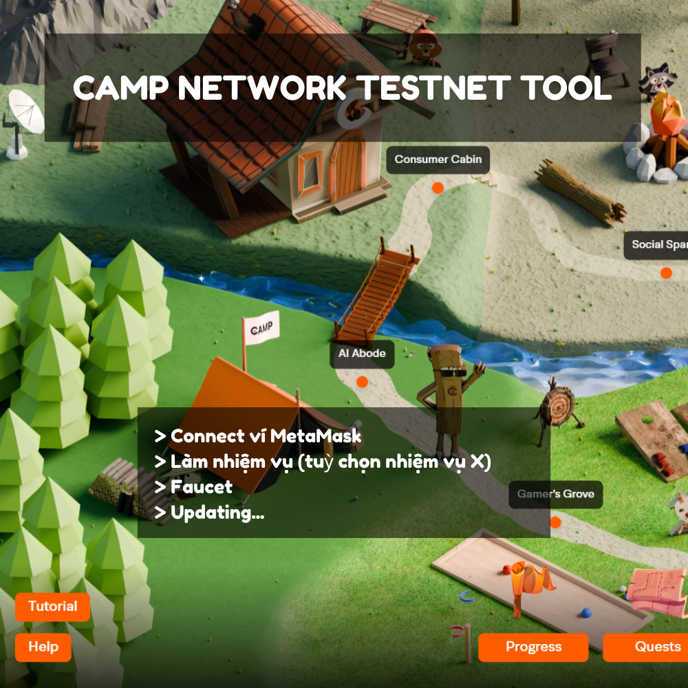 Camp Network V2 Testnet Tool | Bao mượt, auto full task, tối ưu farm airdrop