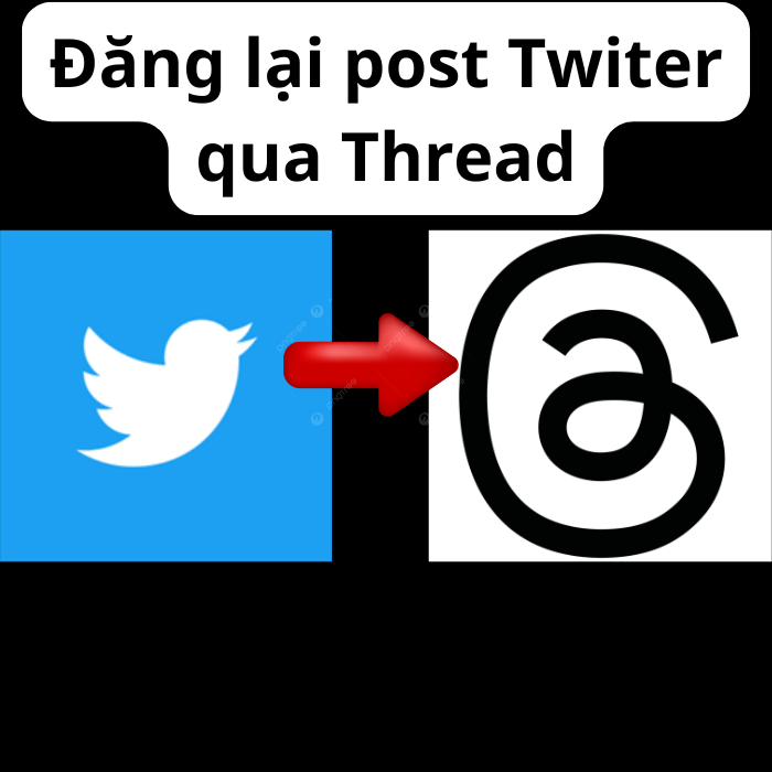Đăng lại post Twiter qua Thread