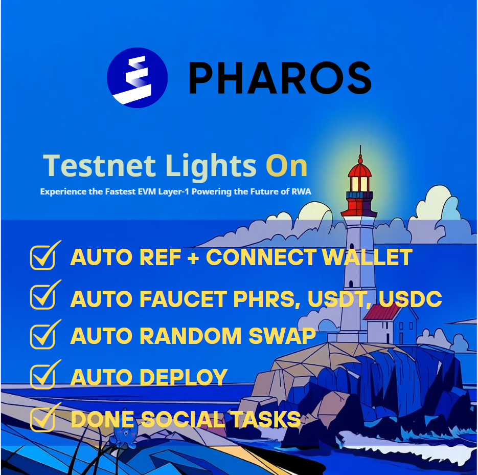 Auto Pharos Testnet Full Chức Năng