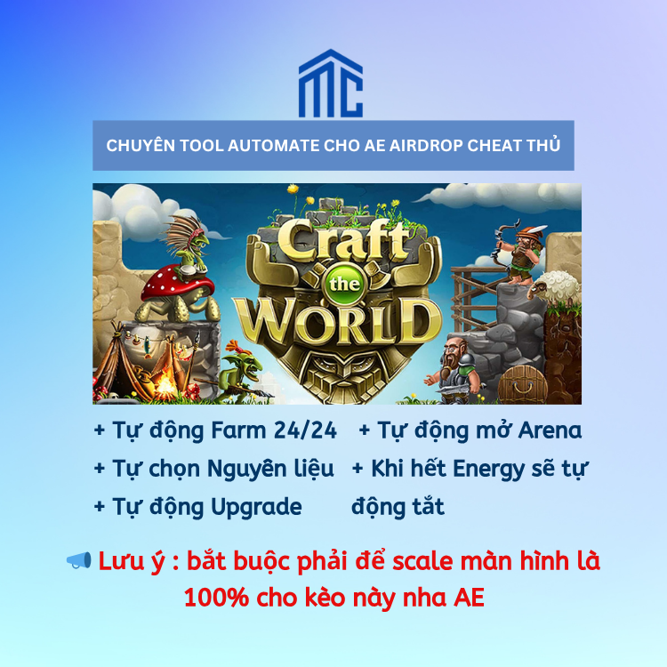 KÈO CỰC HOT AIR LỚN 2025 - CRAFT WORLD - CHƠI GAME TREO 24/24