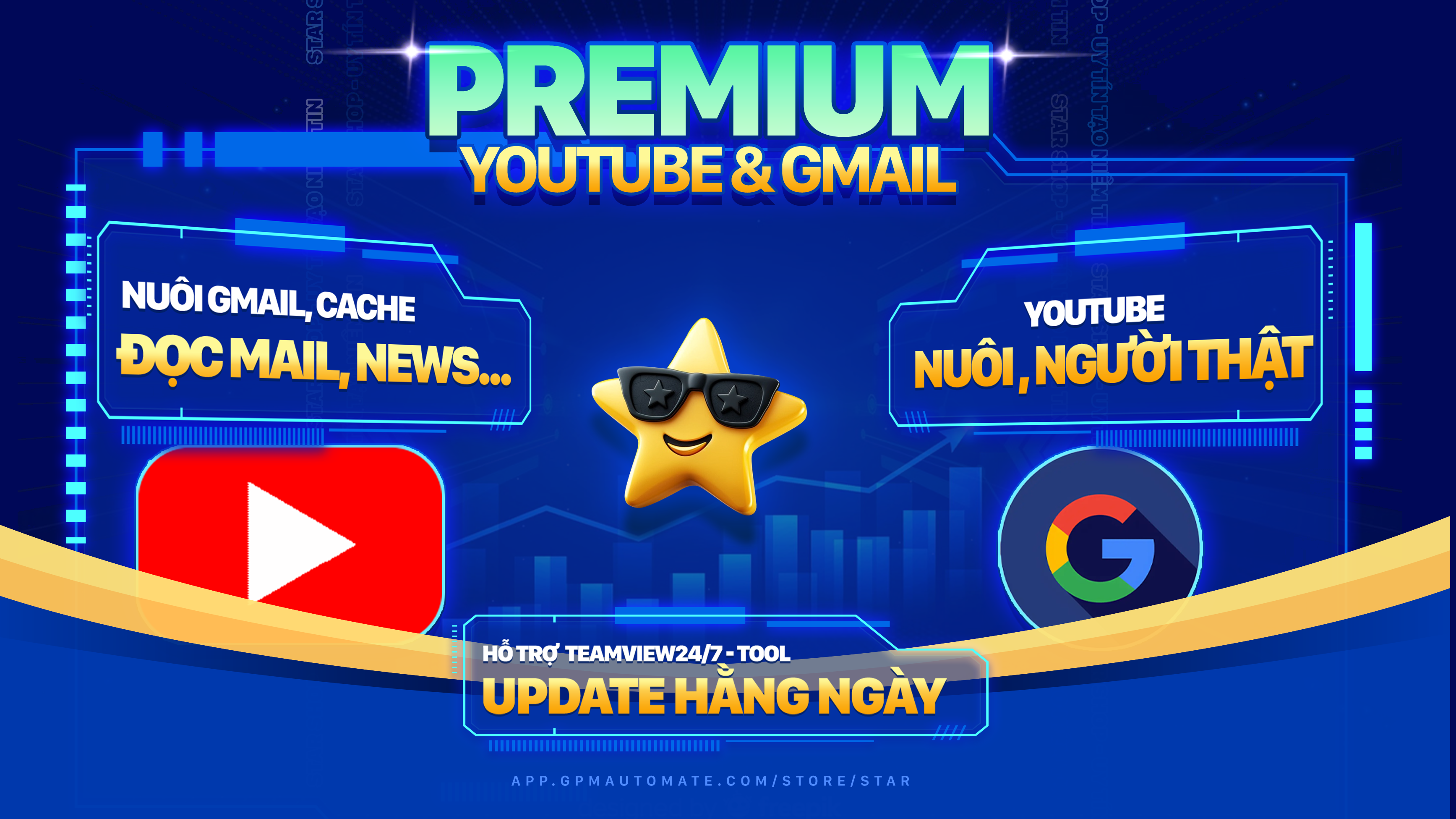 [Premium] Nuôi Google và Youtube Cao Cấp Nhất