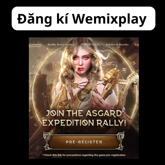 Đăng kí (Creat) Wemix play