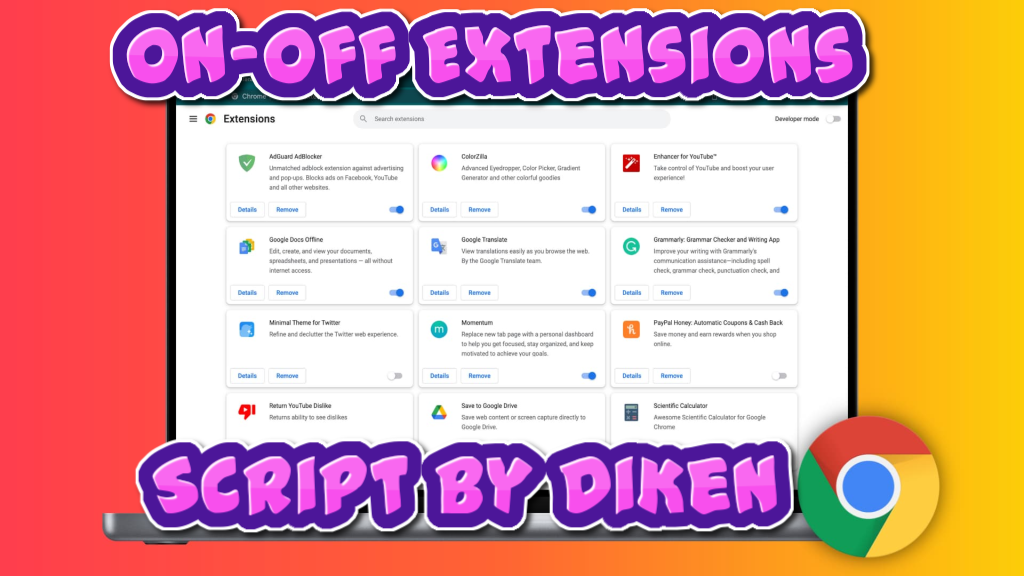 On - Off Extensions By DiKen