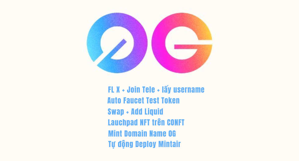 Auto Làm Airdrop Dự Án 0G - Zero Gravity Labs