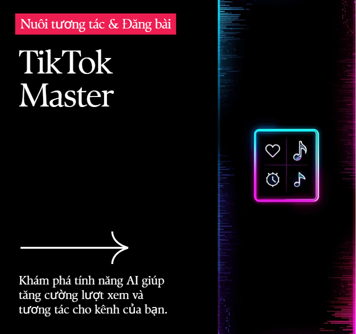 TikTok Master — Nuôi & Tương Tác + Đăng Bài TikTok (AI Comment “như người thật”)
