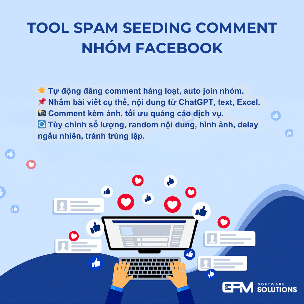 Tool Spam Comment Facebook Group 2025 - Tool rải comment nhóm Facebook – Auto Comment Tool🔥