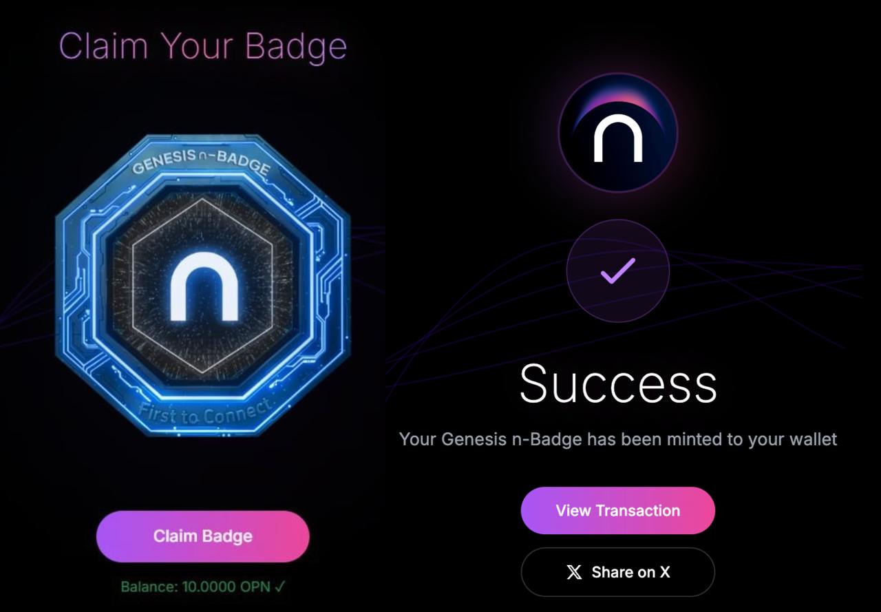 IOPn Claim Badge - Faucet $OPN