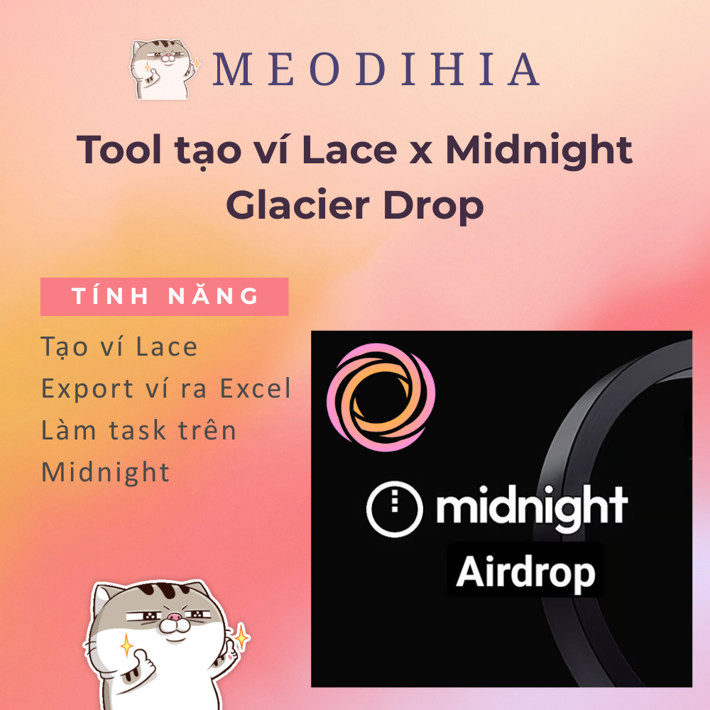 Tool tạo ví Lace và làm Midnight Glacier Drop