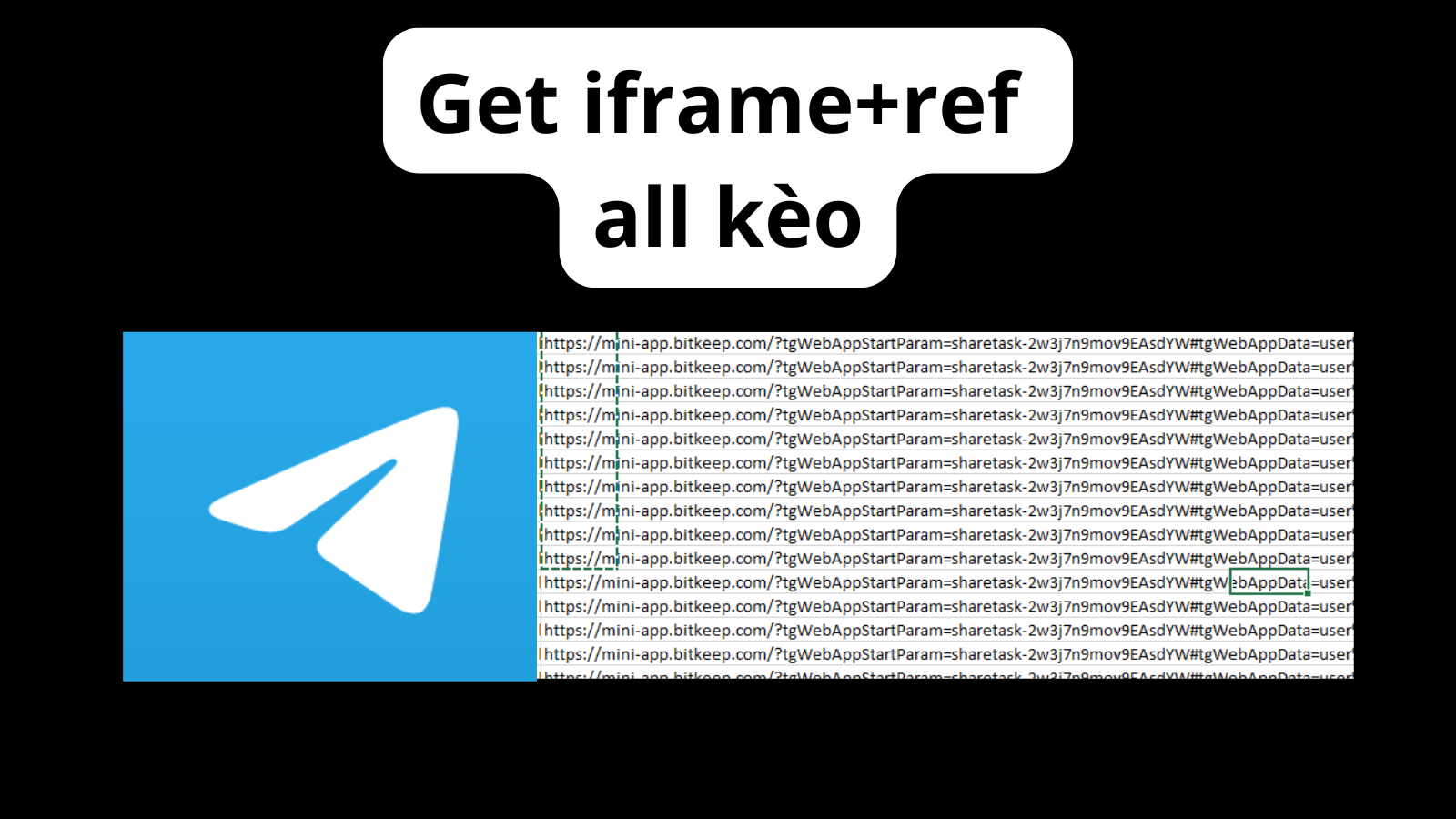 Get iframe+ref all kèo