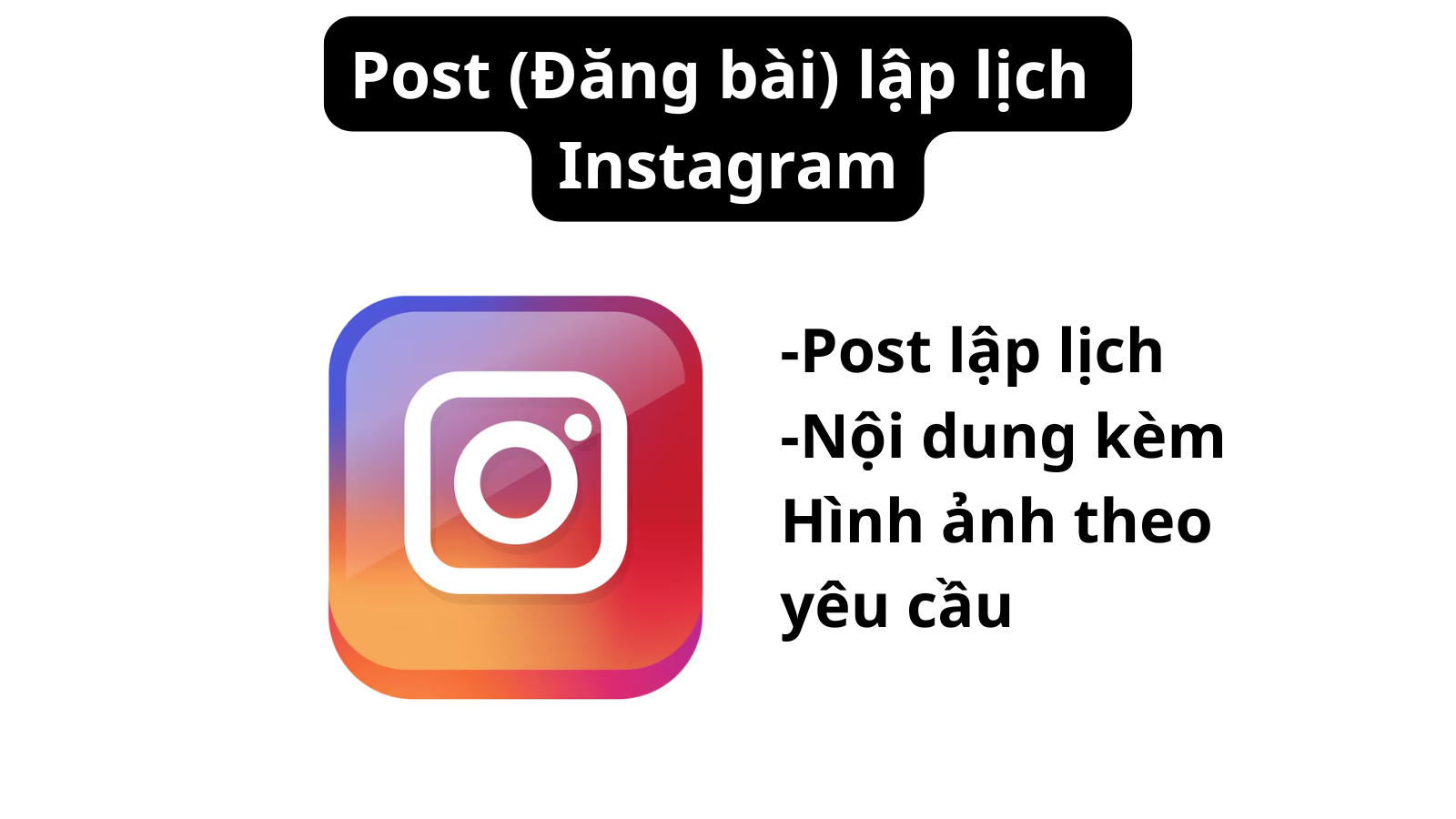 Đăng bài Instagram lập lịch - Post Instagram