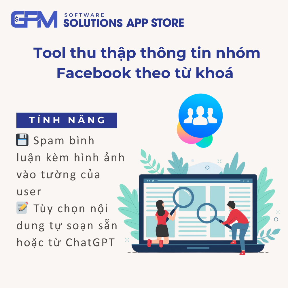 Tool thu thập thông tin nhóm Facebook theo từ khoá – Facebook Group Info Crawler Tool By Keywork - FB Group Keyword Crawler