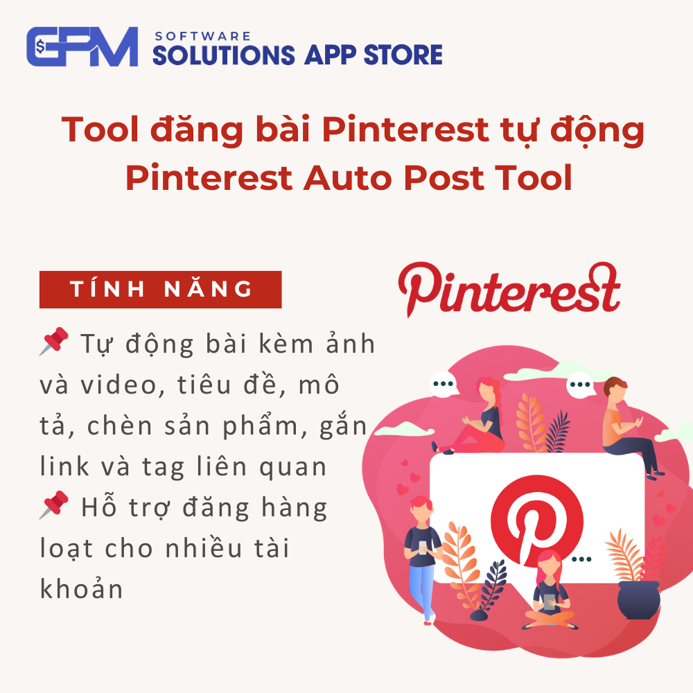 Tool Đăng Bài Pinterest Tự Động / Pinterest Auto Post Tool – Up Ảnh & Video Siêu Nhanh!