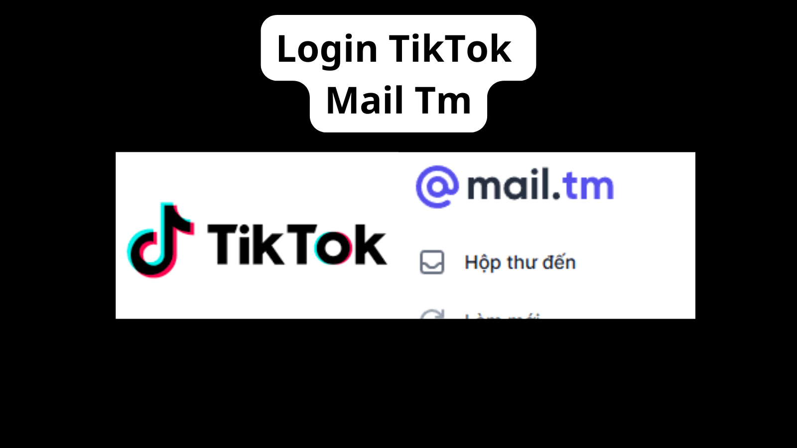 Login tiktok MailTm