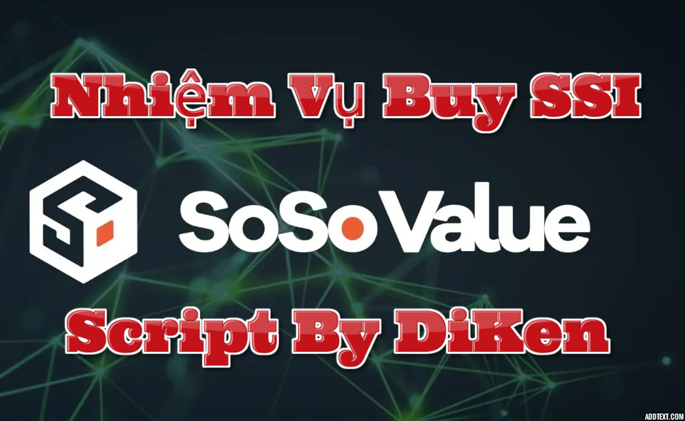SoSoValue Nhiệm Vụ Buy SSI