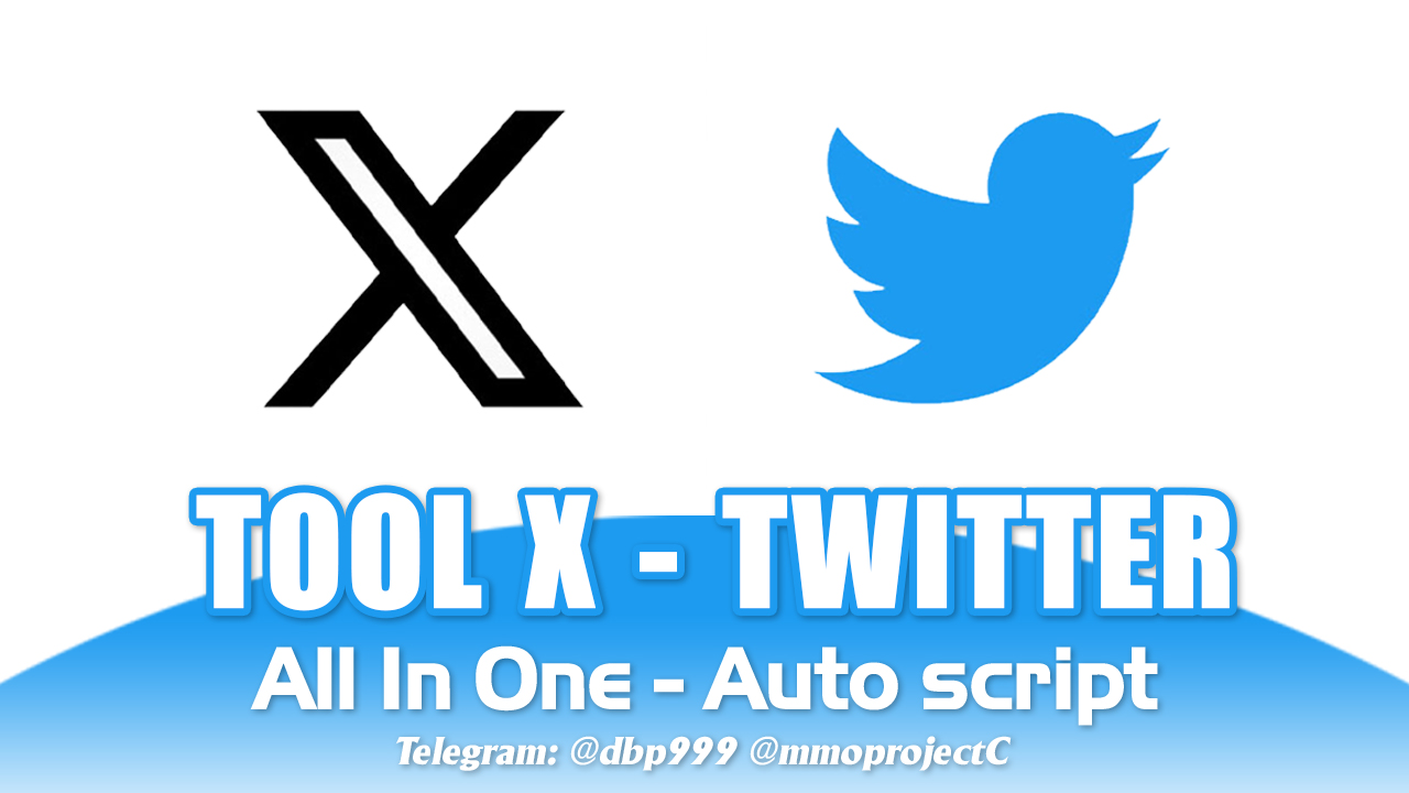 [Tool X-Twitter AIO] Login 2FA/Cookies & Nuôi Acc & Làm Airdrop xChatGPT xDeepSeek, Xác Minh Email, Captcha, Xuất Cookies